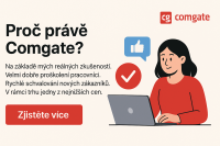 Šance pro e-shopy: Platební brána Comgate nyní s garancí nejlepší ceny a instalací zdarma - 2079530 -